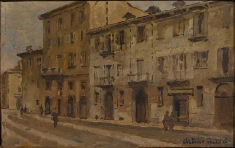 In Via Chiusa 1918 - Civiche Raccolte Storiche. Museo di Milano